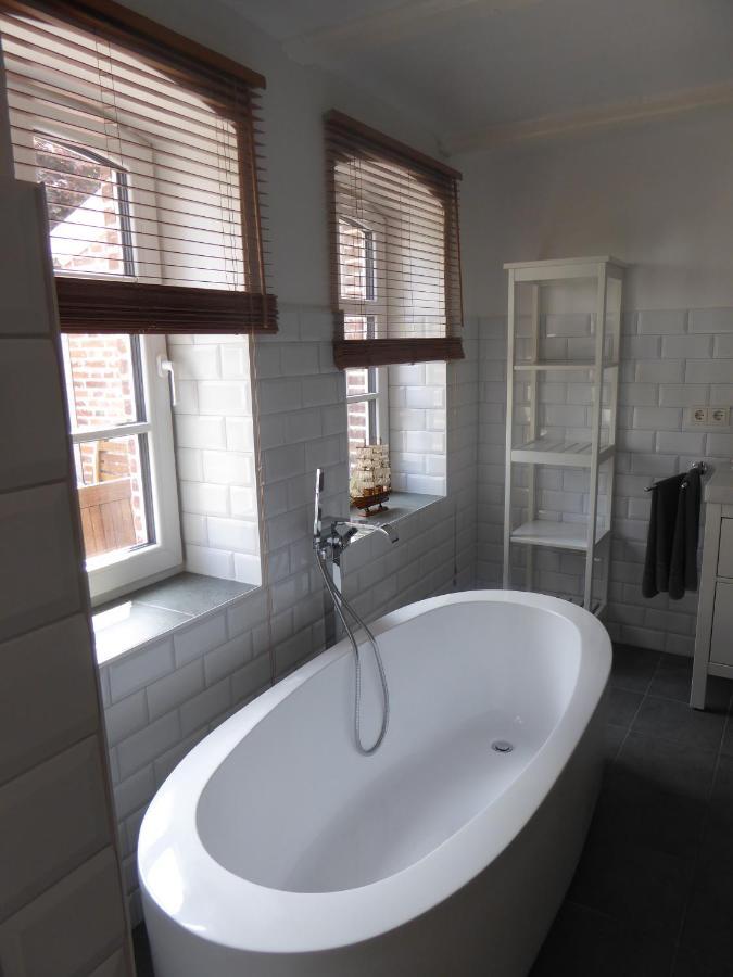 Ferienwohnung Elise Im Gulfhof Am Kanal Grossefehn Dış mekan fotoğraf