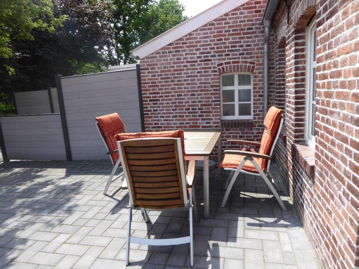 Ferienwohnung Elise Im Gulfhof Am Kanal Grossefehn Dış mekan fotoğraf